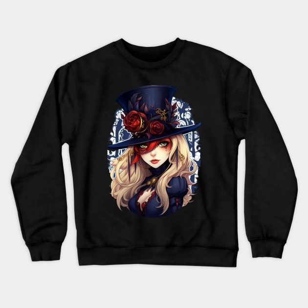 Steampunk Sally Crewneck Sweatshirt by Night-Artist